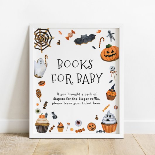 Little Boo is bijna te wijten aan Halloween Boeken Poster