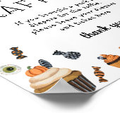 Little Boo is bijna te wijten aan Halloween Diaper Poster (Hoek)