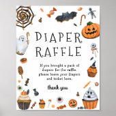 Little Boo is bijna te wijten aan Halloween Diaper Poster (Voorkant)