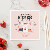 Little Boo is bijna te wijten aan het Baby showers Servet (Insitu)