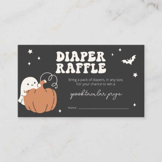 Little Boo is bijna te wijten aan luier Raffle Kaa Informatiekaartje (Voorkant)