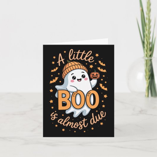 Little Boo is bijna te wijten aan Schattigee Hallo Kaart (Voorkant)