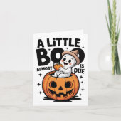 Little Boo is bijna te wijten aan Schattigee Hallo Kaart (Voorkant)