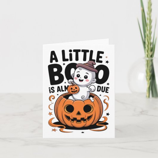 Little Boo is bijna te wijten aan Schattigee Hallo Kaart (Voorkant)