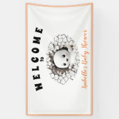 Little Boo is bijna toe te schrijven aan Ghost Bab Spandoek (Verticaal)