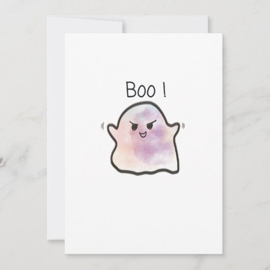 Little Boo Is Cheeky Funny Meme Feestdagenkaart (Voorkant)