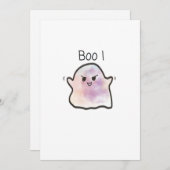 Little Boo Is Cheeky Funny Meme Feestdagenkaart (Voorkant / Achterkant)