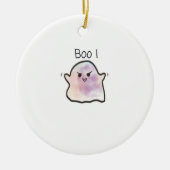 Little Boo is een grappige meme Keramisch Ornament (Voorkant)