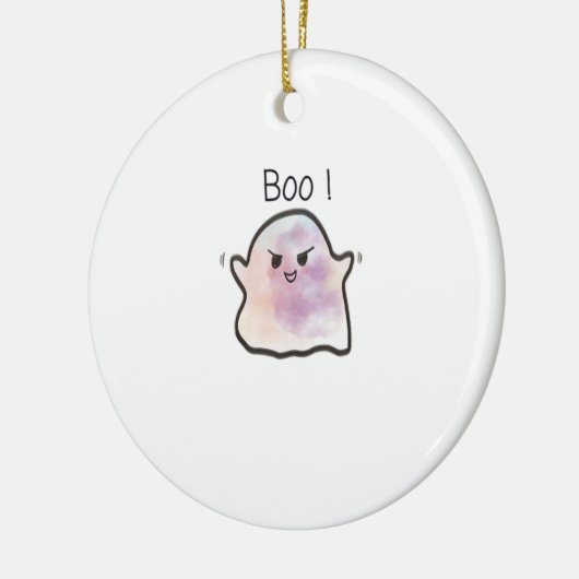 Little Boo is een grappige meme Keramisch Ornament (Links)