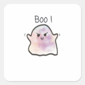 Little Boo is een grappige meme Vierkante Sticker (Voorkant)
