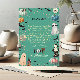 Little BOO is het gevolg van Ghost Pumpkin Spooky  Bedankkaart