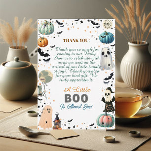 Little BOO is het gevolg van Ghost Pumpkin Spooky  Bedankkaart