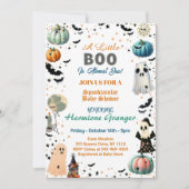 Little BOO is het gevolg van Ghost Pumpkin Spooky  Kaart (Voorkant)