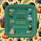 Little BOO is het gevolg van Ghost Pumpkin Spooky  Papieren Bordje