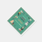 Little BOO is het gevolg van Ghost Pumpkin Spooky Servet (Hoek)