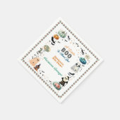 Little BOO is het gevolg van Ghost Pumpkin Spooky  Servet (Hoek)