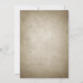 Little Boo is het gevolg van rustieke Halloween Ba Kaart (Achterkant)