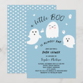 Little Boo is te danken aan Halloween Boy Baby sho Kaart (Voorkant / Achterkant)