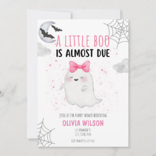 LITTLE BOO IS TE WIJTEN AAN BABY SHOWER INVITE KAART