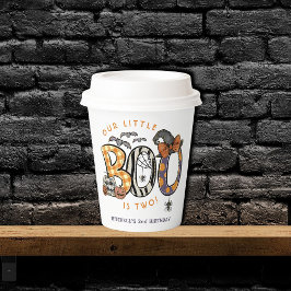 Little Boo is twee Halloween 2e verjaardag Papieren Bekers
