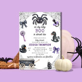Little Boo Itsy Bitsy Spider Halloween Baby shower Kaart
