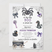 Little Boo Itsy Bitsy Spider Halloween Baby shower Kaart (Voorkant)