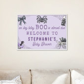 Little Boo Itsy Bitsy Spider Halloween Baby shower Poster