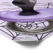 Little Boo Itsy Bitsy Spider Halloween Baby shower Poster (Hoek)