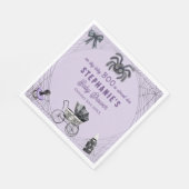 Little Boo Itsy Bitsy Spider Halloween Baby shower Servet (Hoek)