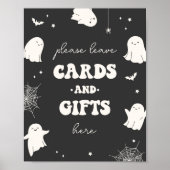 Little Boo Kaarten en geschenken Party Sign Poster (Voorkant)