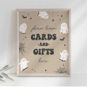 Little Boo Kaarten en geschenken Party Sign Poster