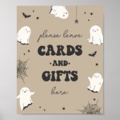 Little Boo Kaarten en geschenken Party Sign Poster (Voorkant)