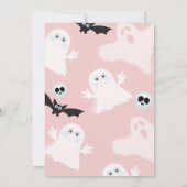 Little Boo Leuke Halloween Baby Meisje Douche Kaart (Achterkant)