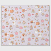 Little Boo Lila grillige boeken Baby shower Cadeaupapier (Vlak)