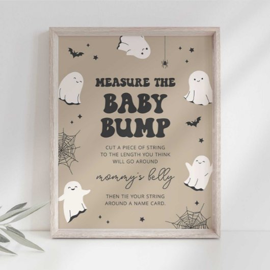 Little Boo Meet het Baby Bump Baby shower teken Poster