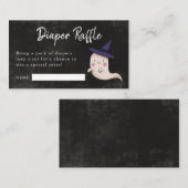 Little Boo Meisje Baby shower Luier Raffle Informatiekaartje (Voorkant / Achterkant)