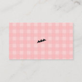 Little Boo Meisje Baby shower Luier Raffle Ticket Informatiekaartje (Achterkant)