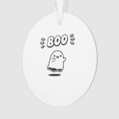 Little Boo Minimal Style Ornament (voorkant)
