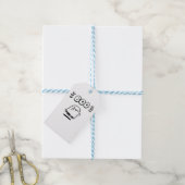 Little Boo Minimale Stijl Cadeaulabel (Met Touw)