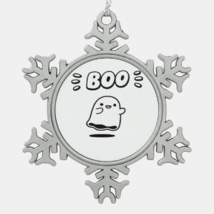 Little Boo Minimale Stijl Tin Sneeuwvlok Ornament