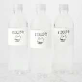 Little Boo Minimale Stijl Waterfles Etiket (Flessen)