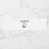 Little Boo Minimale Stijl Waterfles Etiket (Enkel label)