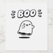 Little Boo Minimale Stijl Wijn Etiket (Enkel label)