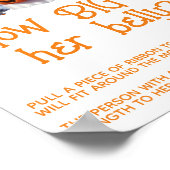 Little Boo Neutral Baby shower Big Belly Game Sign Poster (Hoek)