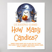 Little Boo Neutral Baby shower gissen spel teken Poster (Voorkant)