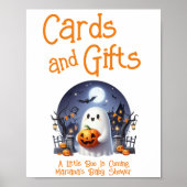 Little Boo Neutral Baby shower Kaarten & Cadeaus Poster (Voorkant)