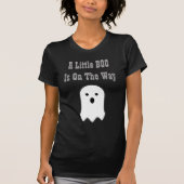 Little BOO on Way Halloween Ghost Pregnancy T-shirt (Voorkant)