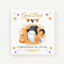 Little Boo Oranje Baby shower Gastenboek