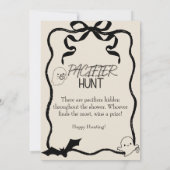 Little Boo Pacifier Hunt Baby shower spel Kaart (Achterkant)