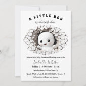 Little Boo Peeking Halloween Baby shower Kaart (Voorkant)
